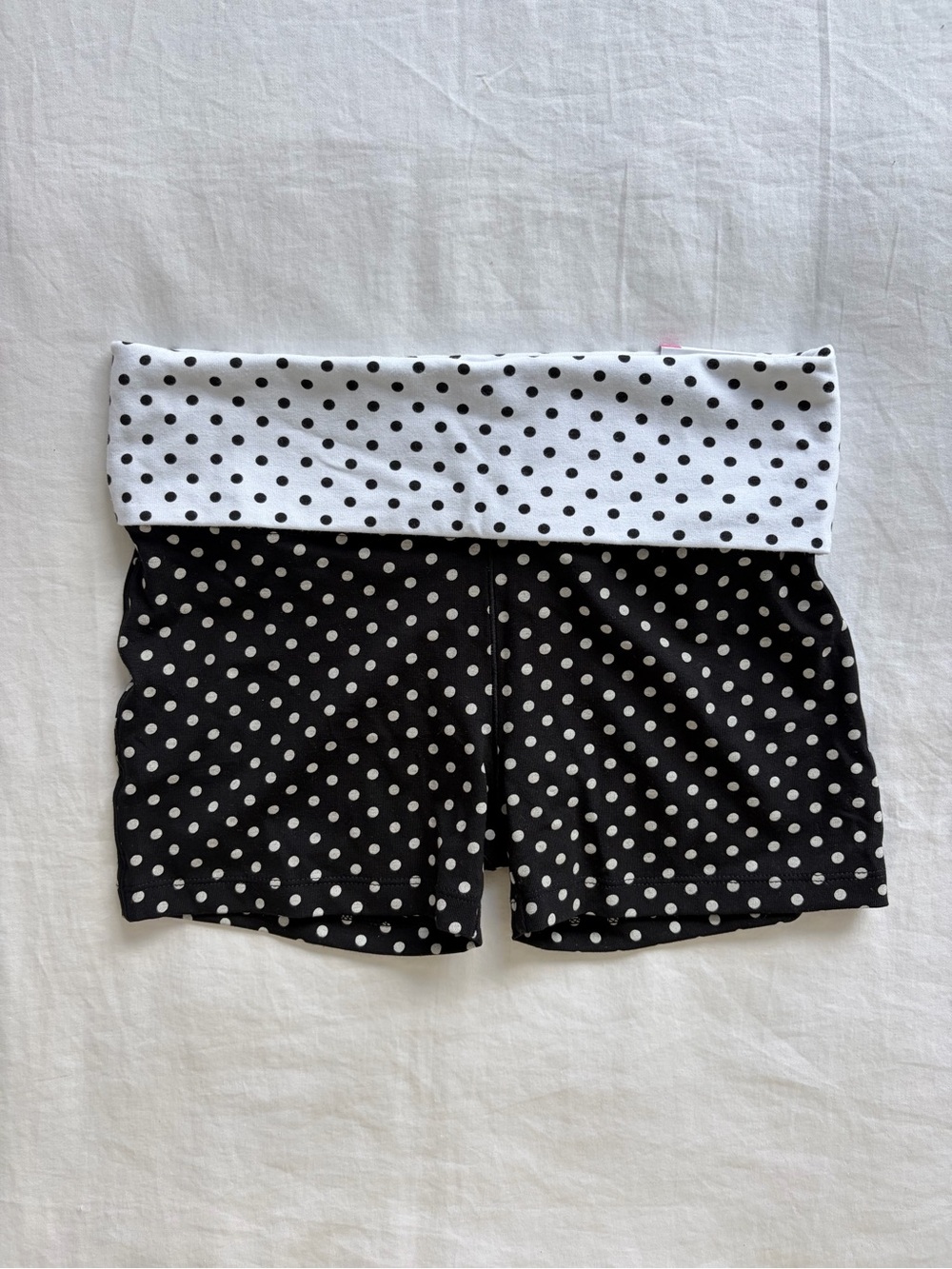 VS PINK Cotton Foldover Bike Short
